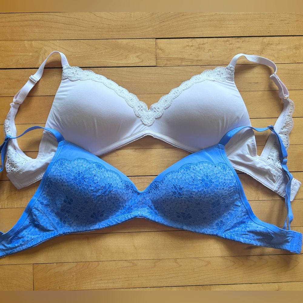 2 PACK for 15$- Aerie Real Happy Wireless Lightly Lined Bras - 34DD
